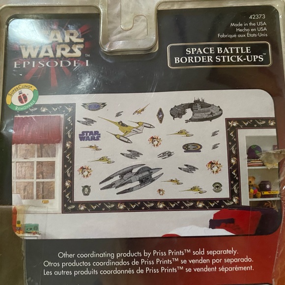 Vintage Star Wars Boarder Wallpaper 7pc - Picture 3 of 3